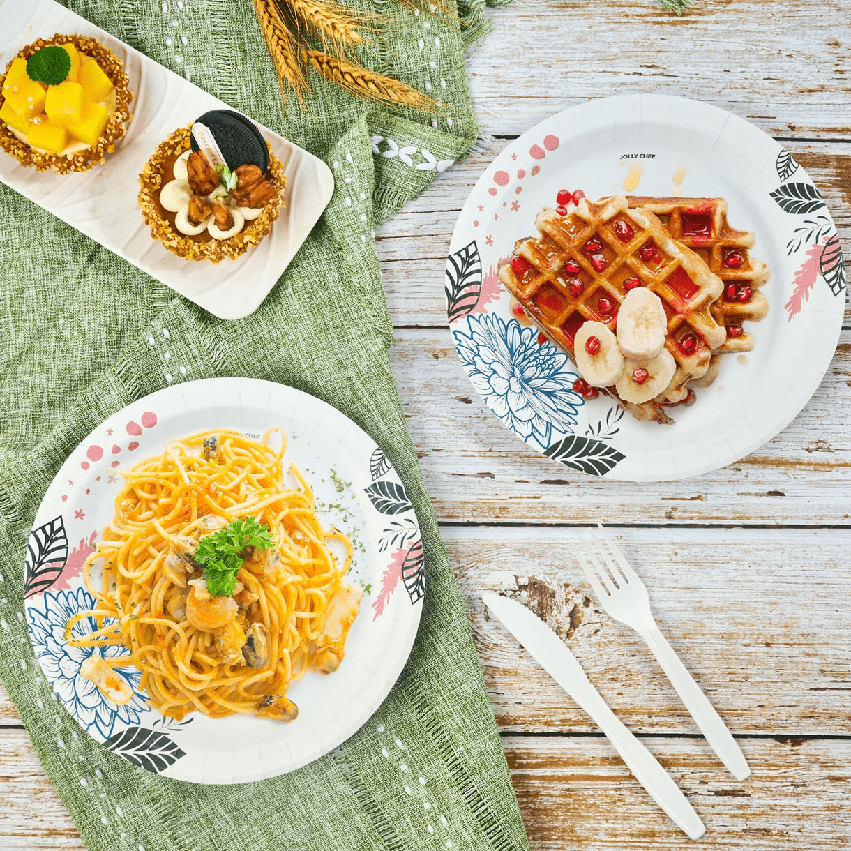 Elevate Your Events with Jolly Chef's Bulk Disposable Plates - JOLLYCHEF