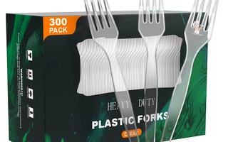 Elevate Your Table Decor with Jolly Chef's Plastic Cutlery Set