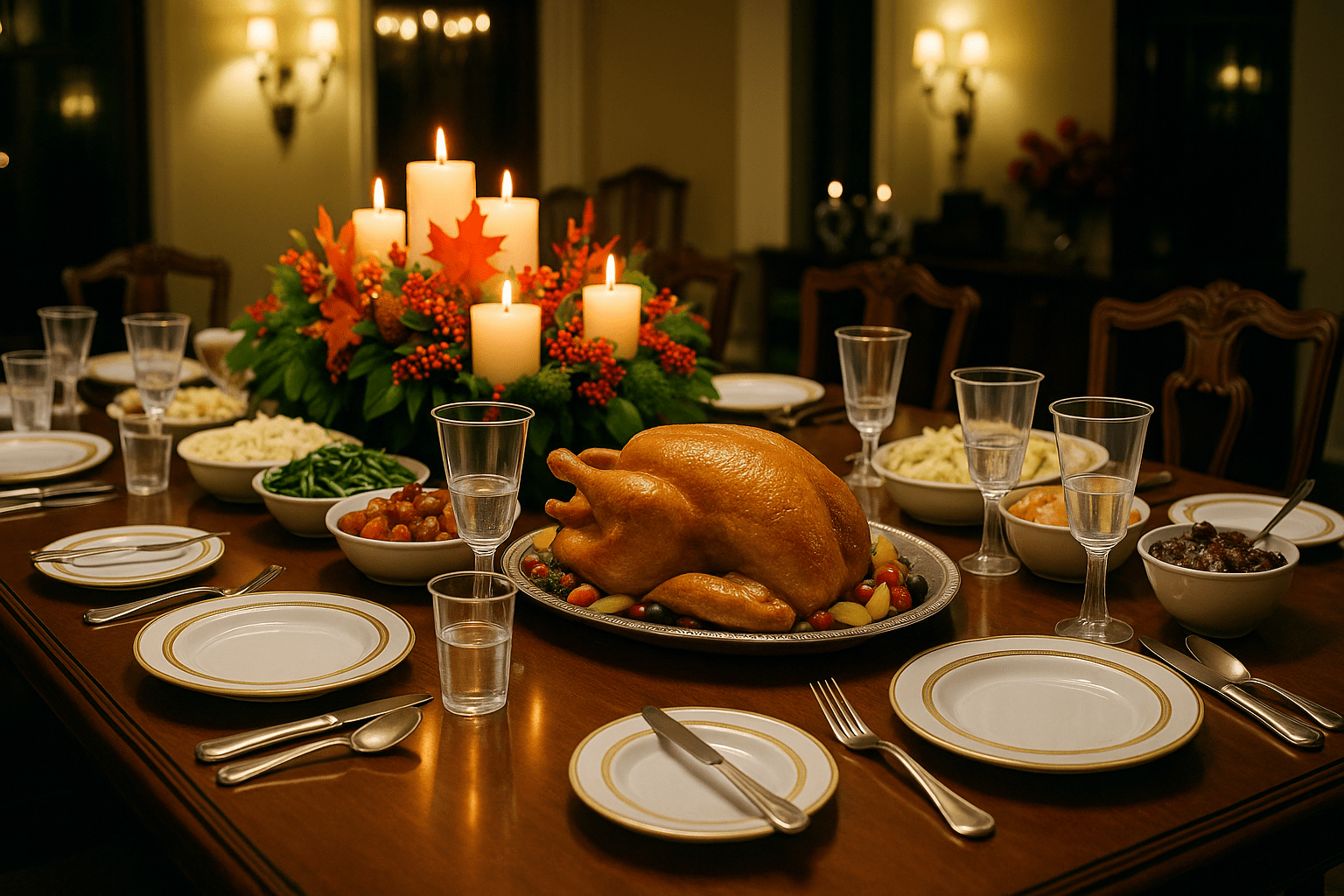 Elegant Holiday Table Settings - JOLLYCHEF