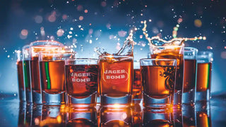 Jager Bomb Shot Glasses That Glow and Go