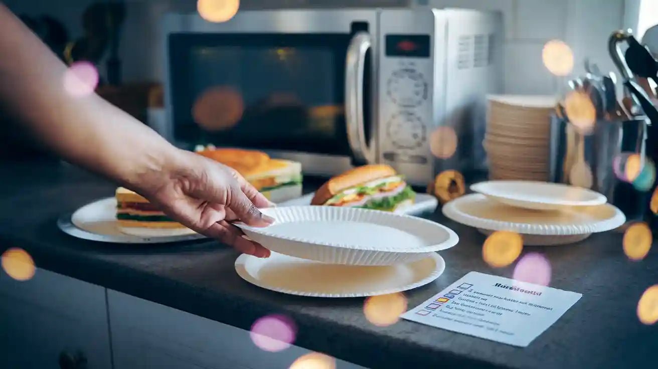 Paper Plates and Microwave Safety Tips - JOLLYCHEF