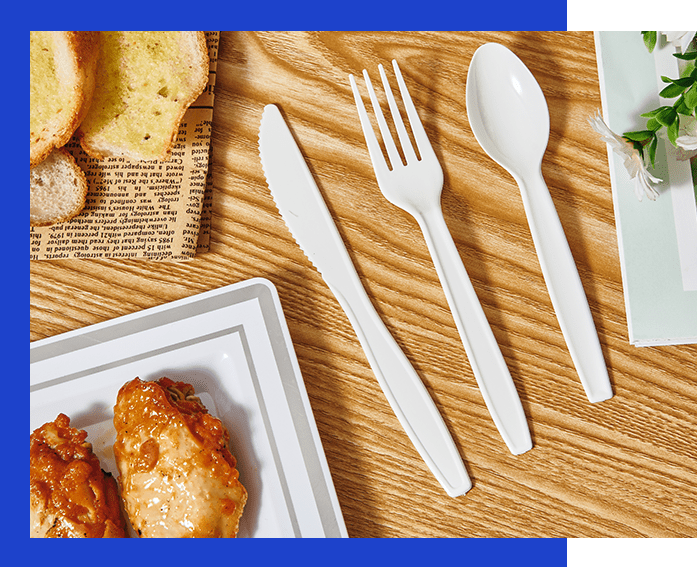 Jolly Chef's High-Quality Paper Plates - JOLLYCHEF