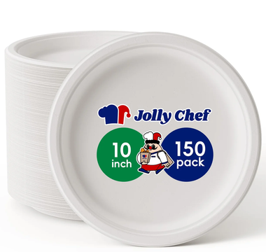 Go Green with Jolly Chef's Compostable Dinner Plates