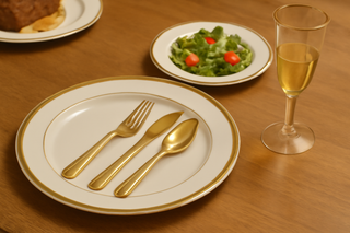 Master Gold Table Settings