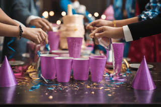 Purple Cups Power Up Your Party Theme - JOLLYCHEF