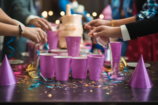Purple Cups Power Up Your Party Theme