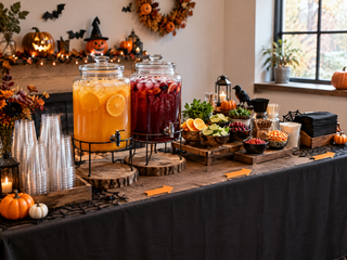Halloween Party Drinks: Station Setup, Cups & Quantities