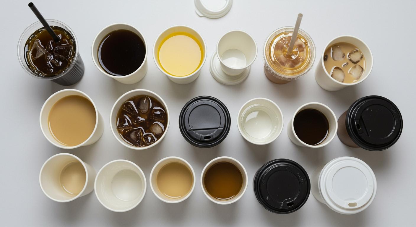 Your Guide to Choosing the Right Disposable Glass with Lid - JOLLYCHEF