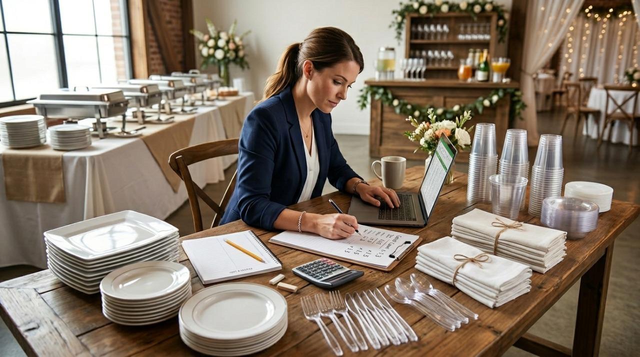 Tableware Order Disposable Tableware Math: How Much to Order for Your Event – JOLLYCHEF