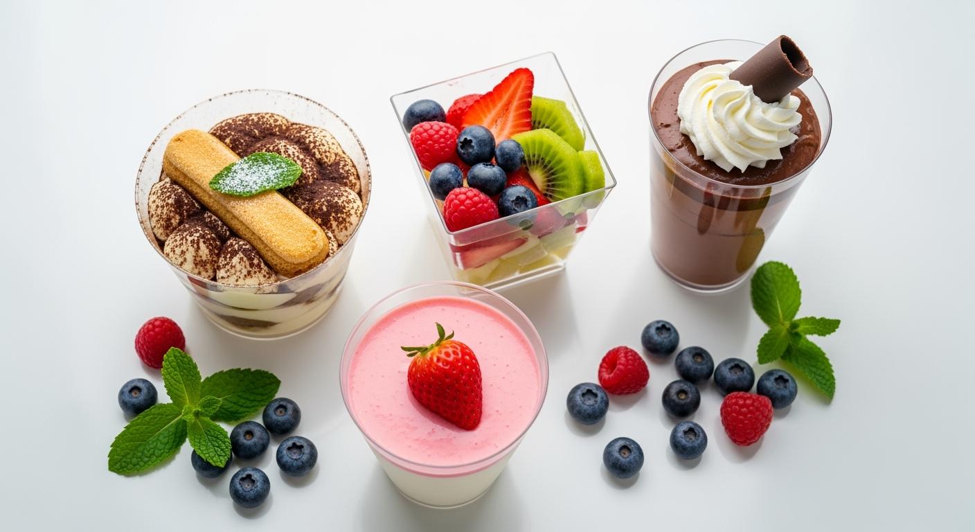 Which Dessert Cups Plastic Are Right for Your Treats? - JOLLYCHEF