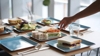 Square Plastic Plates for Everyday Use