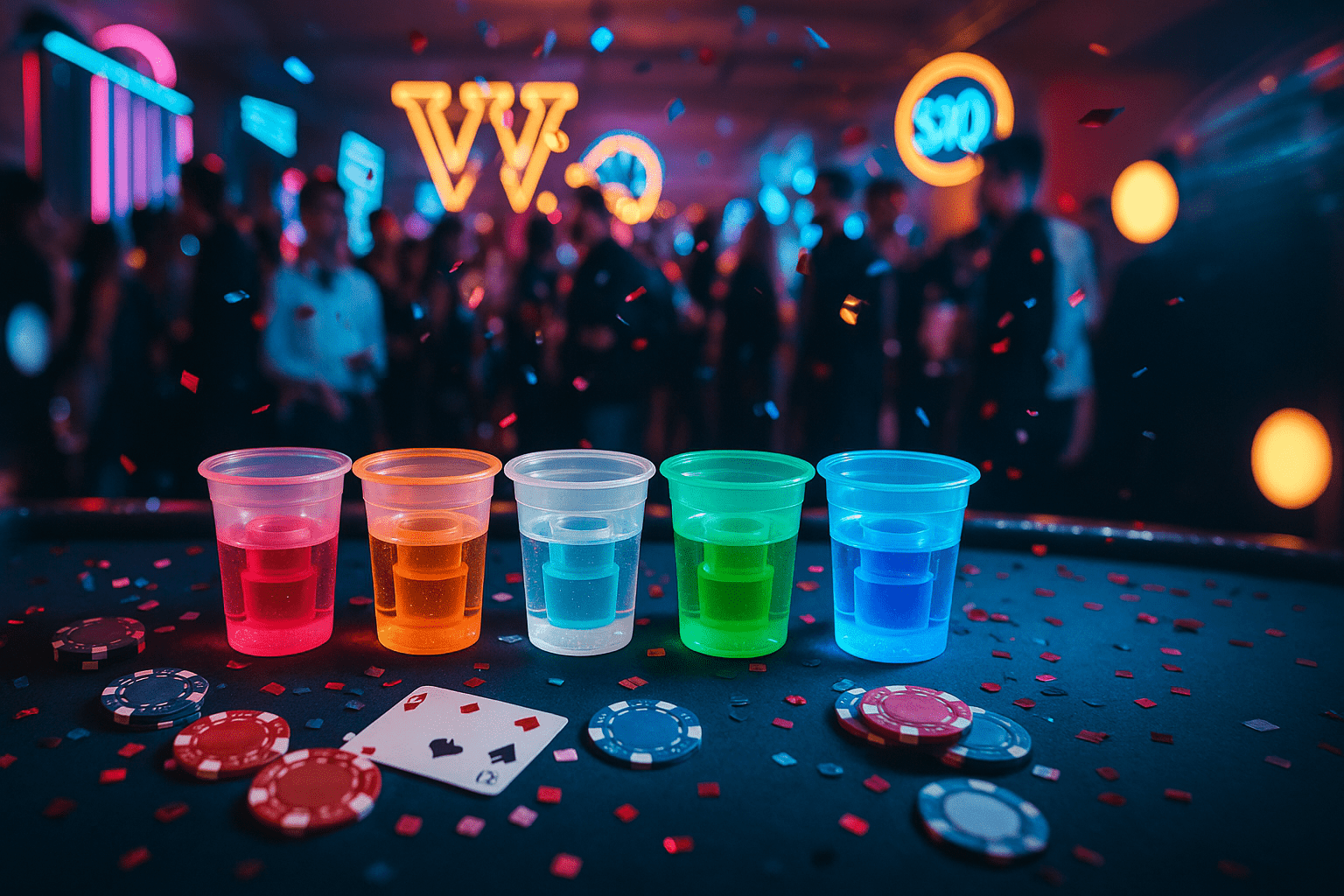 Shot Glasses for Jager Bombs Party Like Vegas Nights - JOLLYCHEF