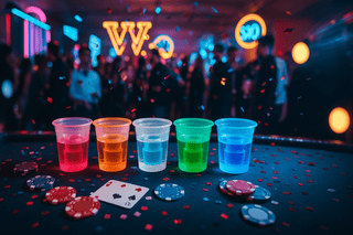 Shot Glasses for Jager Bombs Party Like Vegas Nights - JOLLYCHEF