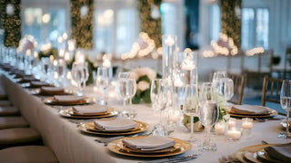 Reception Essentials Bulk Gold Plates or China