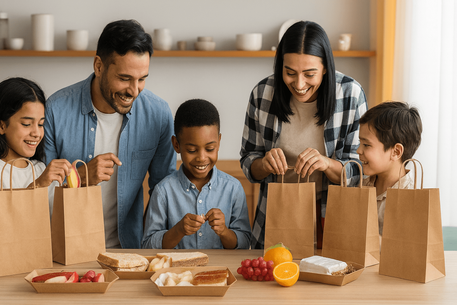 Why families love paper lunch bags brown - JOLLYCHEF