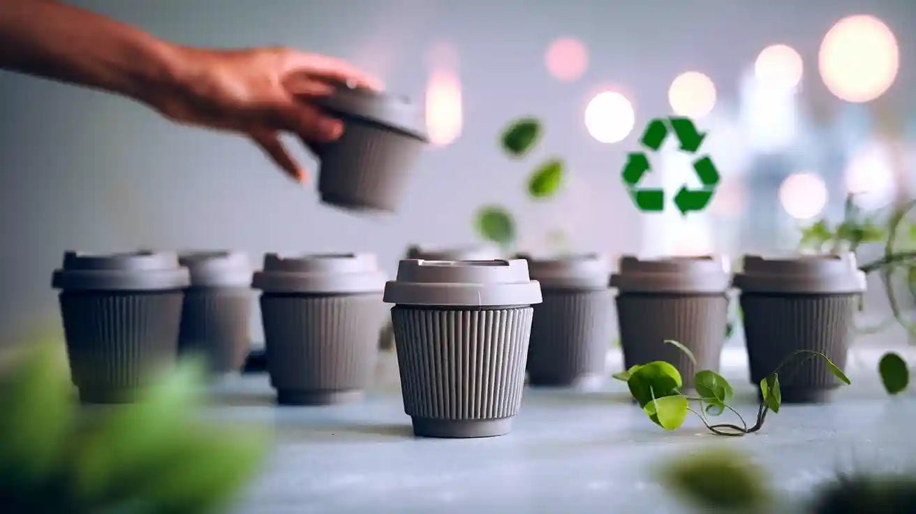 Compostable cups with lids changing the future - JOLLYCHEF
