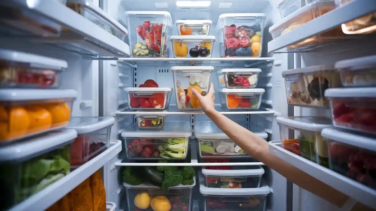 Bulk Storage Containers for Fresh Fridge Organization - JOLLYCHEF