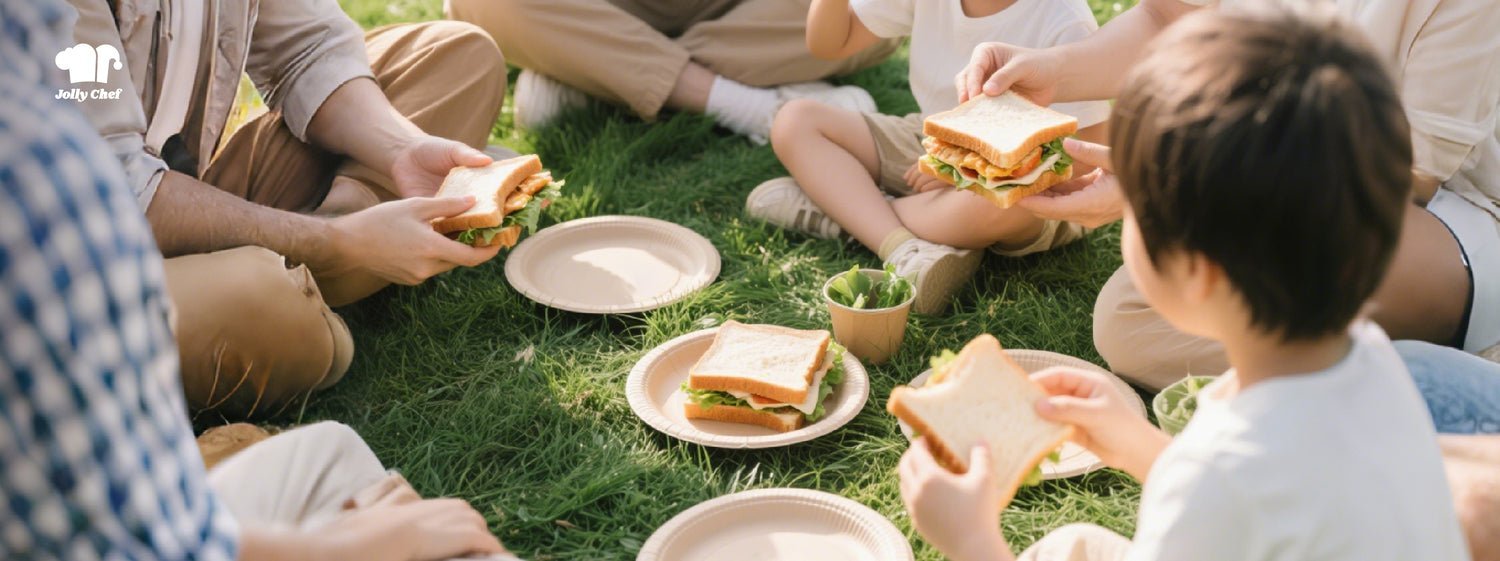 The Sustainable Choice: Compostable and Biodegradable Paper Plates for Your Eco-Friendly Lifestyle - JOLLYCHEF