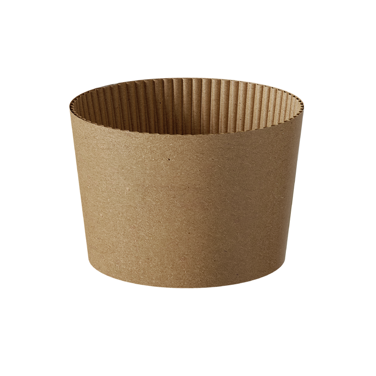 Jolly Chef Cup Accessories Collection Main Image featuring a single kraft paper cup sleeve.