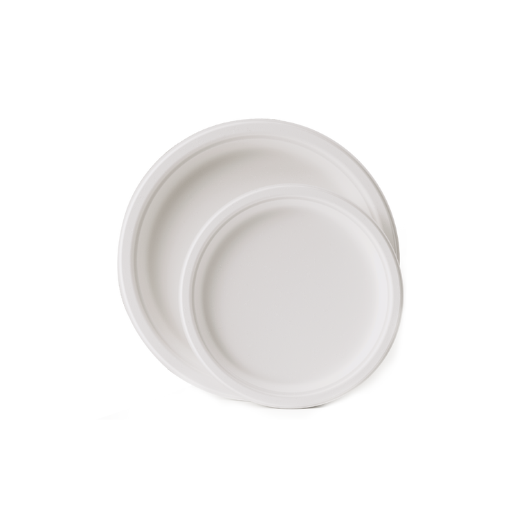 Jolly Chef Plates Collection Main Image featuring a pair of small and large paper plates.