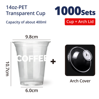 Personalized Custom Cups with Lids (8oz / 12oz / 14oz) - Bussiness & Commercial - Jolly Chef