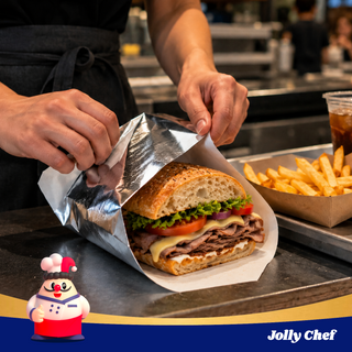 Foil Deli Wrap Sheets | Greaseproof Food Basket Liners for Burgers and Fries | BPA Free, Food Safety | Burger Store Supply