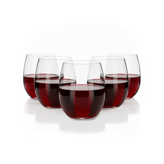 12oz /16oz Clear PET Stemless Plastic Wine Glasses - Wedding & Parties - Jolly Chef - JOLLYCHEF