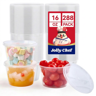 Bulk Food Containers with Lids | Plastic Bowls for Soups, Salads | BPA-Free | Restaurant Supply