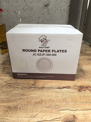 Assiettes compostables en vrac | Assiettes en canne à sucre pour pizzas, sandwichs, desserts | 100 % biodégradables, compatibles micro-ondes | Fourniture institutionnelle
