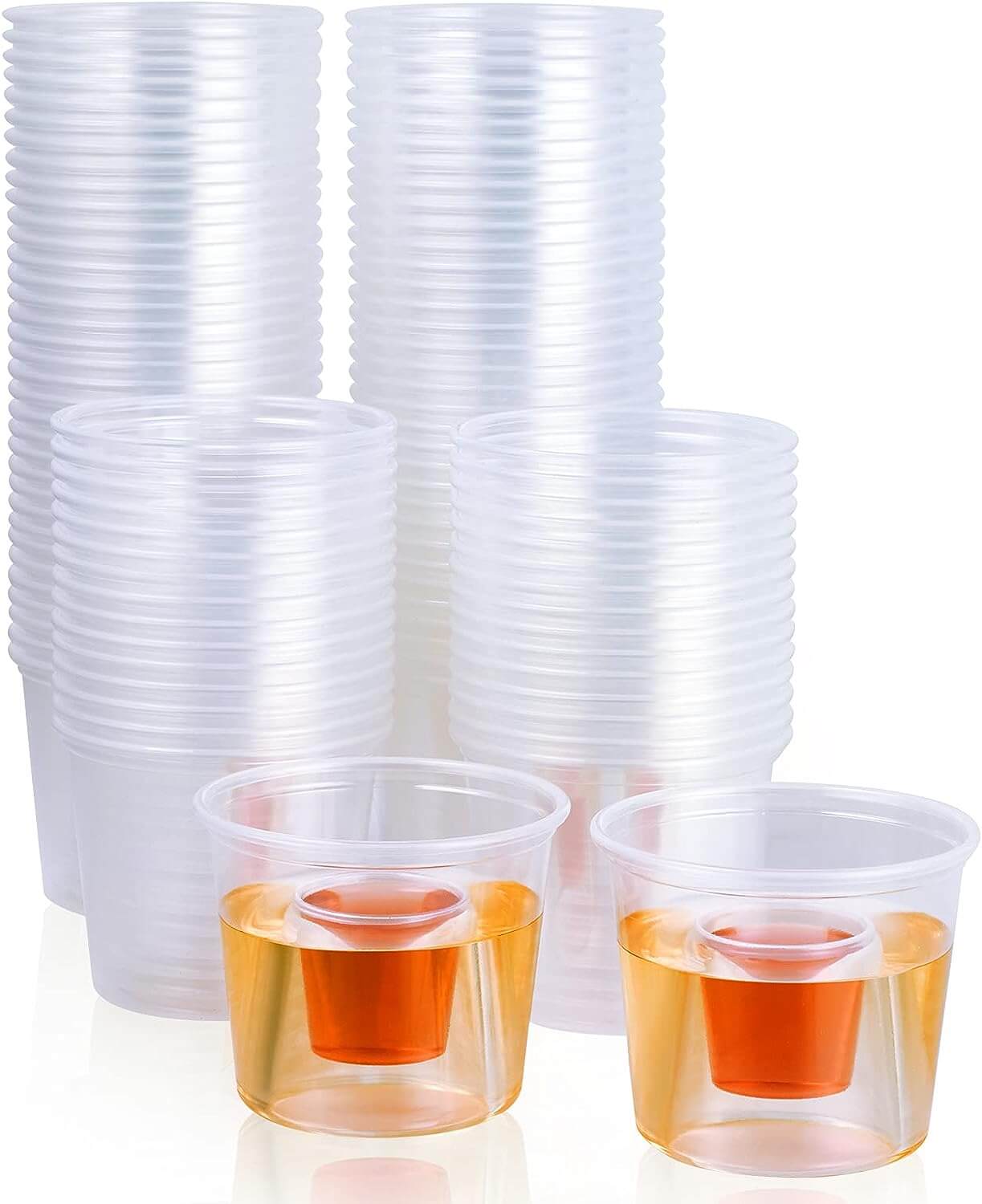 Clear Jager Bomb Shot Cups