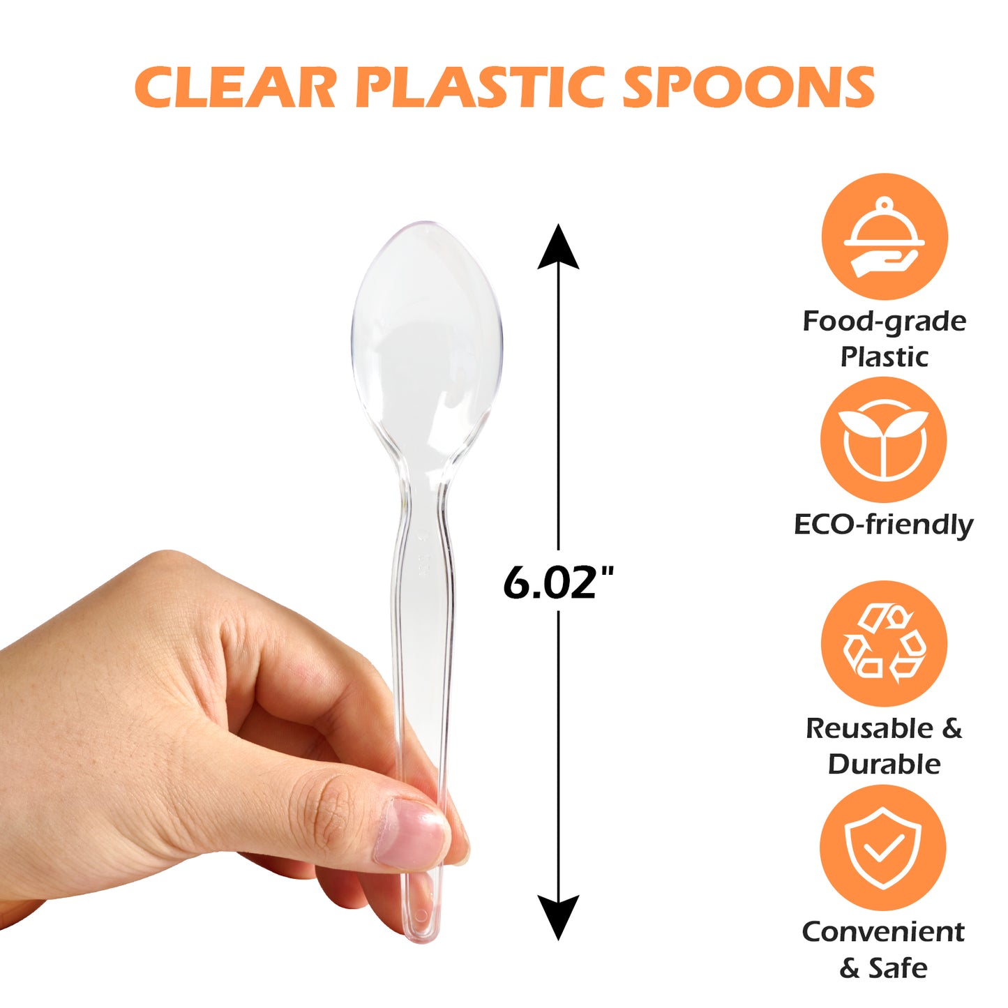 Clear Plastic Spoons