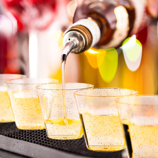 Jolly Chef 9oz Plastic Glitter Cups