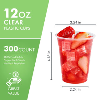 12oz/ 16oz Cozy Design Clear Plastic Beer Cups - Party & Game - FOCUSLINE - JOLLYCHEF