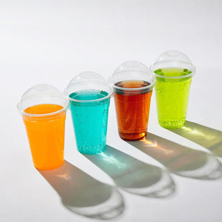 12oz/16 oz Clear Parfait Cups with Dome Lids - Smoothies & Parties - Jolly Party - JOLLYCHEF