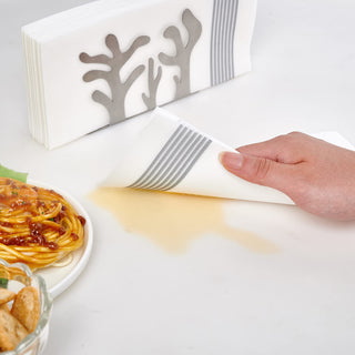 1 - Ply Sliver Striped Pattern Paper Napkins - Guestrooms & Bathroom - LITOPAK - JOLLYCHEF