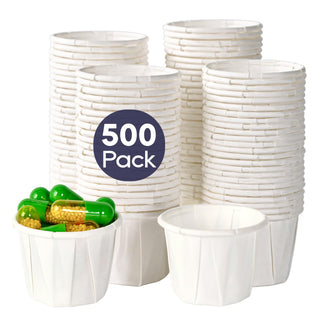 0.75oz/ 1oz Paper Dessert Cups - Sample Cups & Food Dessert Services - LITOPAK - JOLLYCHEF