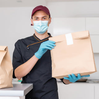 Blue Latex - Free Nitrile Gloves - Kitchen & Cleaning - JollyPack - JOLLYCHEF
