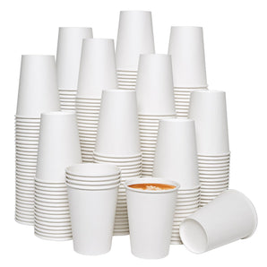 12 oz 1000 Pack Disposable Paper Coffee Cups for Party, Office, Home, Travel and More