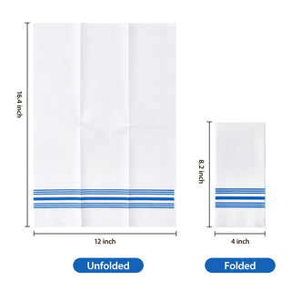 1 - Ply Gold Striped Pattern Disposable Hand Towels - Guestrooms & Restaurants – Vplus - JOLLYCHEF