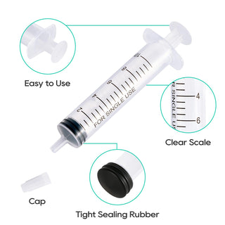 10ml/ 20ml Measuring Plastic Shot Syringes with Tip Cap - Feeding Pets & Scientific Labs - Jolly Party - JOLLYCHEF