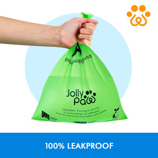 Extra - Large Extra Thick Biodegradable Dog Poop Bags - Dog Waste Disposal & Cat Litter Cleanup - JollyPaw - JOLLYCHEF