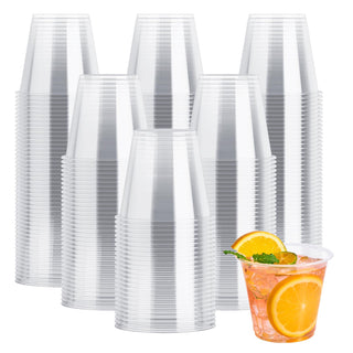 1oz / 2oz / 9oz Clear Plastic Dessert Cups - Jelly Shots & Tasting - Jolly Chef - JOLLYCHEF