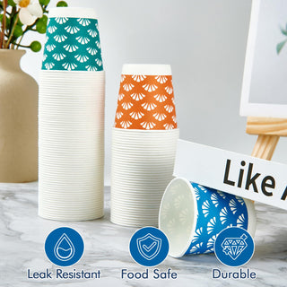 3oz Multicolor Floral Shape Bathroom Cups - Mouthwash & Parties - JOLLYPACK - JOLLYCHEF