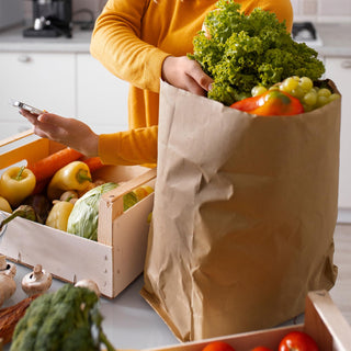 8lb/ 57lb Kraft Paper Paper Lunch Bags - Lunches & Grocery Shopping - MUCHII - JOLLYCHEF