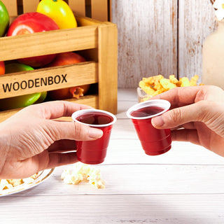 2oz Red Plastic Dessert Cups - Picnics & Party - Lilymicky - JOLLYCHEF