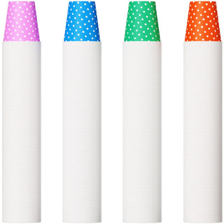3oz/ 5oz Multicolor Polka Dot Pattern Versatile Small Paper Cups - Events & Party - Jolly Party - JOLLYCHEF