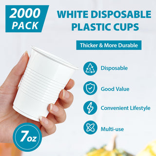 Multiple Sizes White Plastic Dessert Cups - Party & Dessert Shops - Lilymicky - JOLLYCHEF
