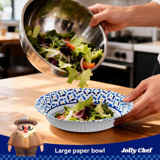 12/16/20oz Bulk Paper Bowls | Disposable Bowls for Steak, Pasta, Salad | Soak-Proof | Restaurant Supply