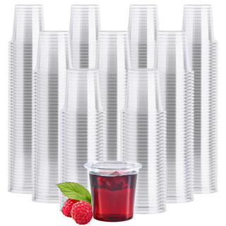1oz / 2oz / 9oz Clear Plastic Dessert Cups - Jelly Shots & Tasting - Jolly Chef - JOLLYCHEF