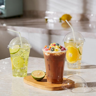 12oz/16 oz Clear Parfait Cups with Dome Lids - Smoothies & Parties - Jolly Party - JOLLYCHEF